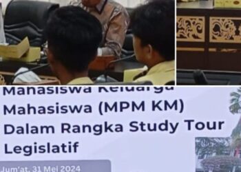 MPM KM UNP Study Tour Legislatif Kunjungi “Gedung Putih”Sumatera Barat