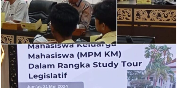 MPM KM UNP Study Tour Legislatif Kunjungi “Gedung Putih”Sumatera Barat