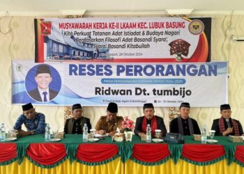 Anggota DPRD Sumbar Ridwan Dt Tumbijo : Kelembagaan Adat Mesti Diperkuat