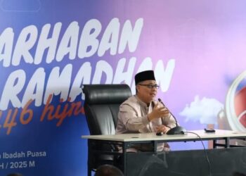 Ketua DPRD Sumbar Muhidi  Berikan Tausiyah Ramadhan di Bank Nagari