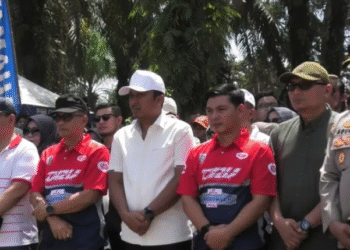 Anggota DPRD Sumbar Ade Putra, Hadiri Kejurnas Grasstrack Putaran 2 Regional 1A Sumatera