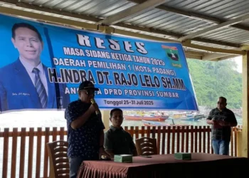 Anggota DPRD Sumbar Indra Dt Rajo Lelo Reses di Kelurahan Gates Nan XX
