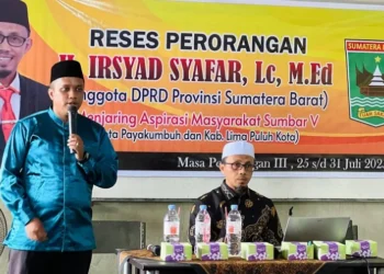 Reses di Limapuluh Kota, Irsyad Syafar Serap Aspirasi Soal Penguatan Kualitas Pendidikan