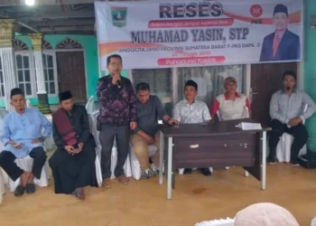 Anggota DPRD Sumbar Muhammad Yasin Reses di Punggung Kasiak