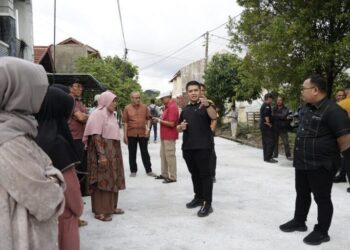 M. Iqra Chissa Putra Tinjau Pembangunan Infrastruktur di Pauh