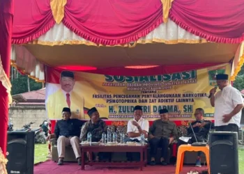 Anggota DPRD Sumbar Zuldafri Darma Sosialisasi Perda Napza